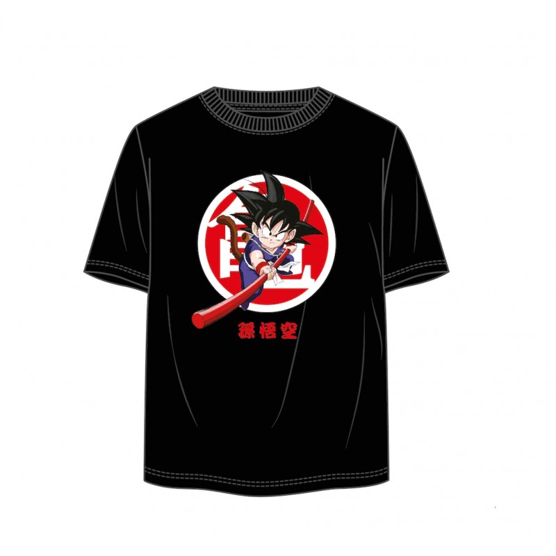 Camiseta Goku Bastón Nioibo - DragonBall