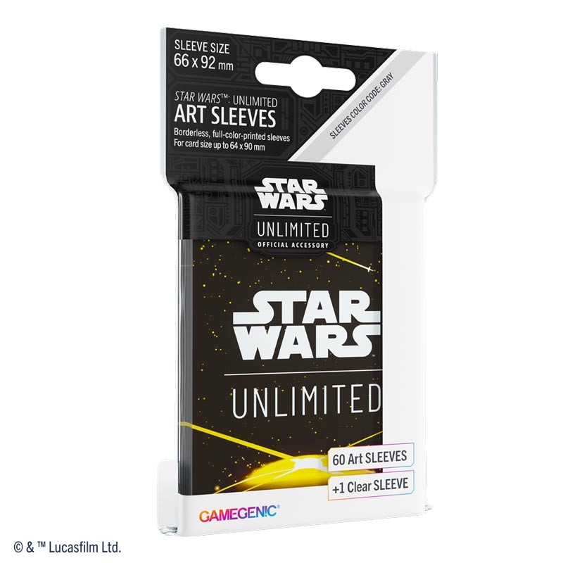 Fundas Amarillas Star Wars Unlimited (60 uds. 66x92mm)