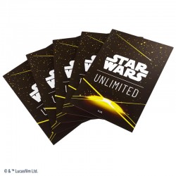 Fundas Amarillas Star Wars Unlimited (60 uds. 66x92mm)