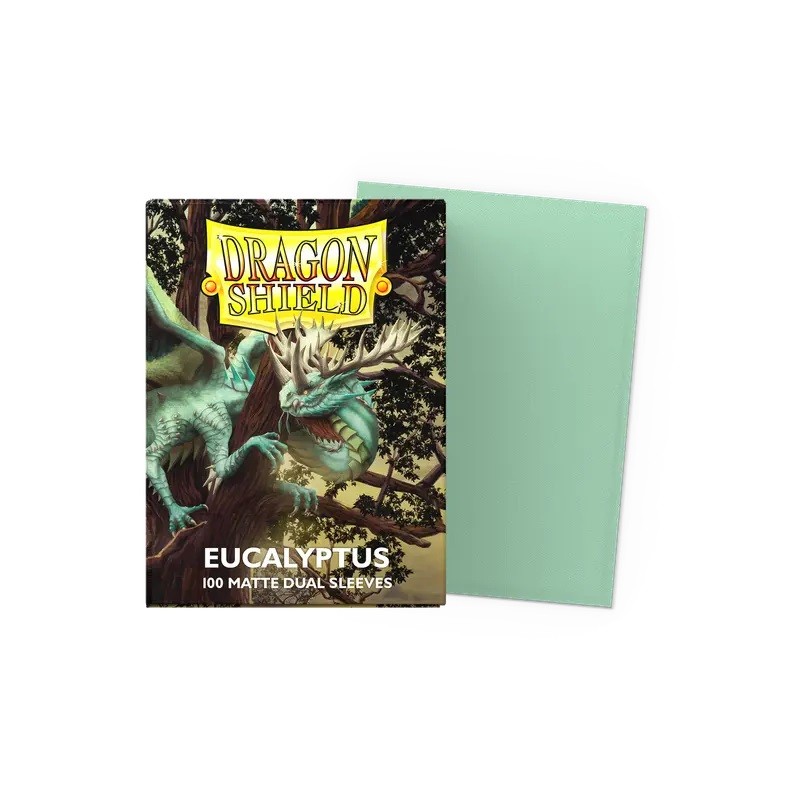 Dragon Shield 100 Fundas Eucalyptus DUAL Matte Standard Size