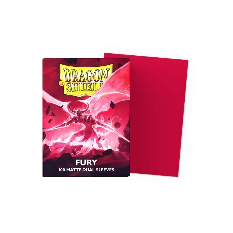 Dragon Shield 100 Fundas Fury DUAL Matte Standard Size