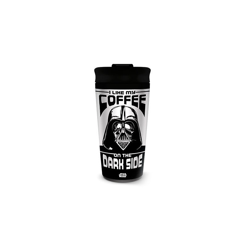 Taza de Viaje Metálica Coffee Dark Side - Star Wars