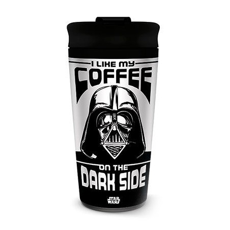 Taza de Viaje Metálica Coffee Dark Side - Star Wars